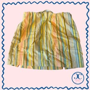 Love on a Hanger Vibrant Striped Mini Skirt